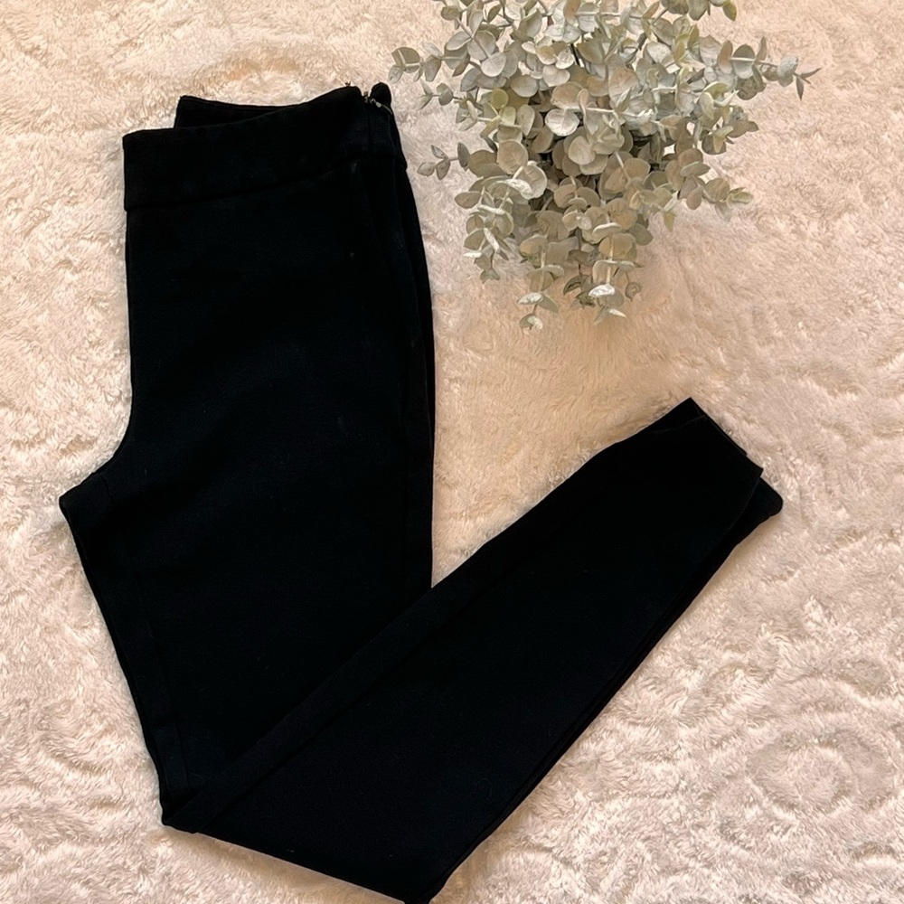Black stretch pants